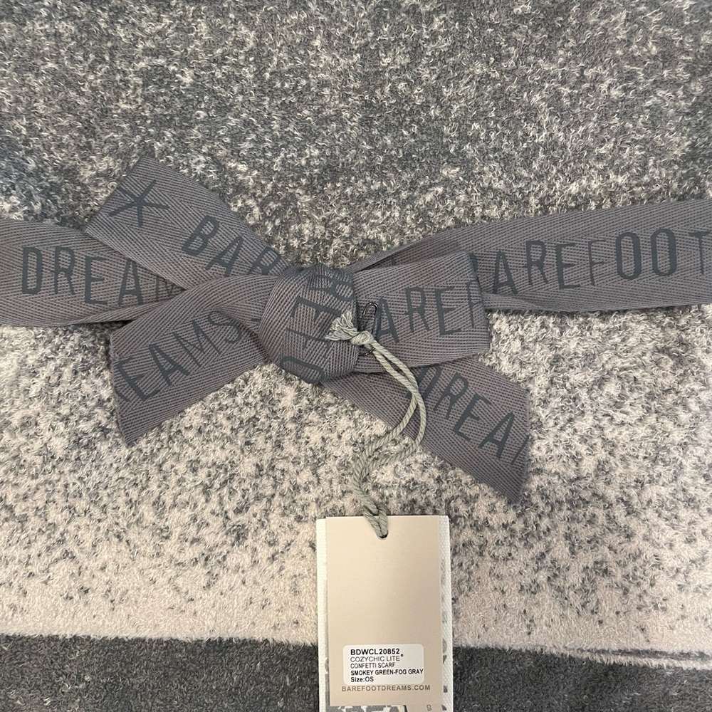 Barefoot Dreams Smokey Green/Fog Grey Ombré Wrap